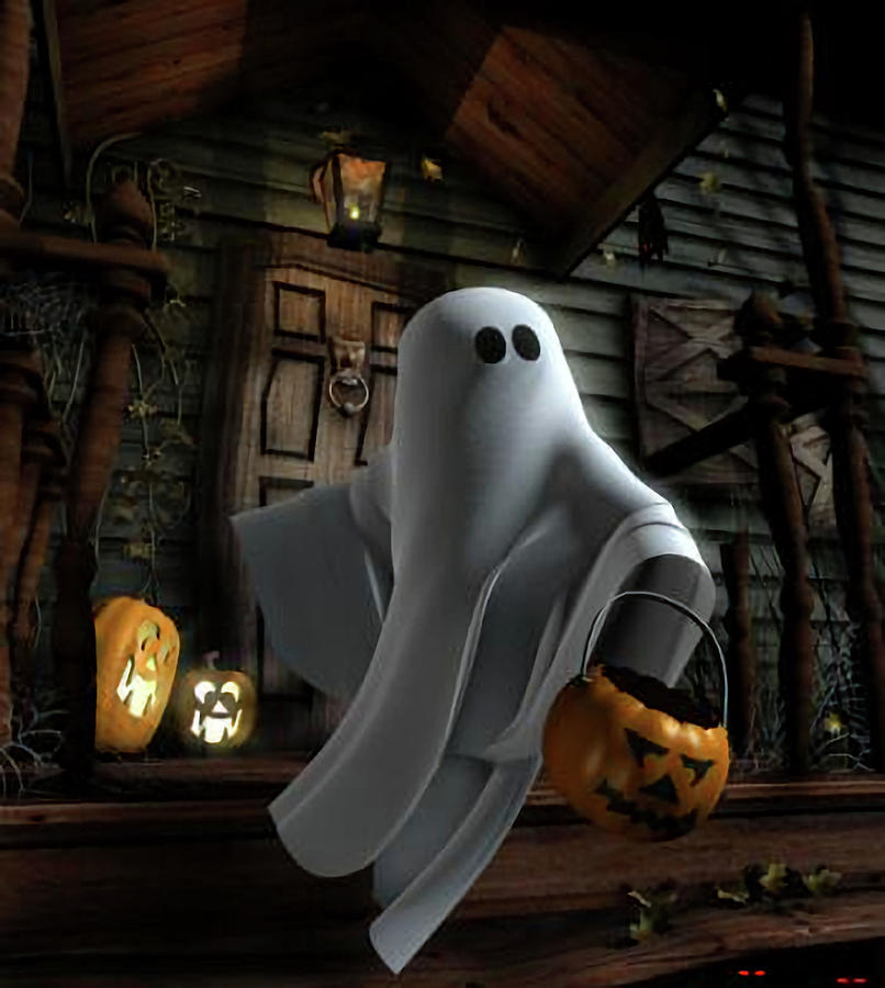 Halloween Ghost 2 Photograph by Robert Banach