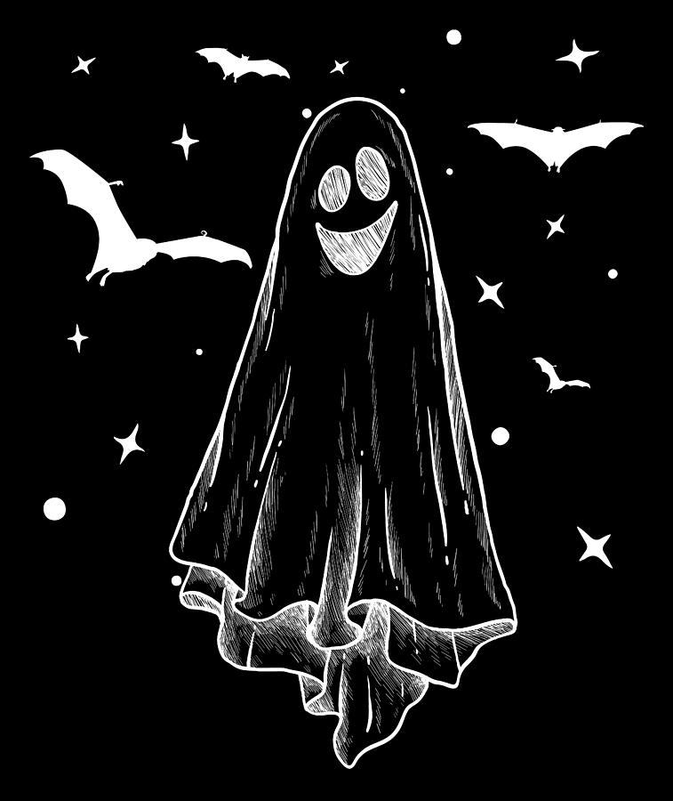 ghost drawings for halloween