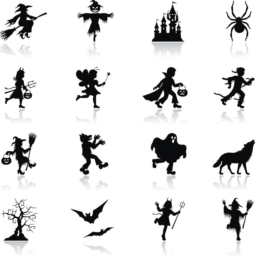 Halloween Icon Set Drawing by AlonzoDesign