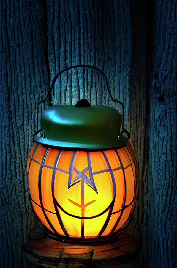 Halloween Lantern Digital Art by Mark Andrew Thomas