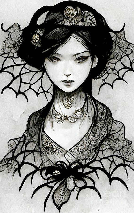 Halloween Digital Art - Halloween manga by Sabantha