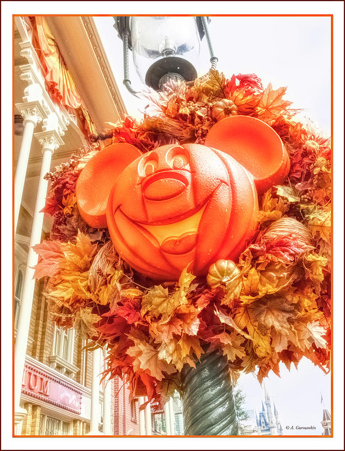 Halloween Mickey, Main Street, USA Photograph by A Macarthur Gurmankin