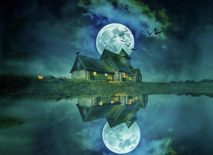 Halloween Night Digital Art by Claudia McKinney
