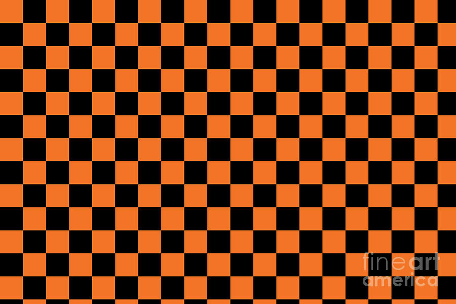 orange and black patterns
