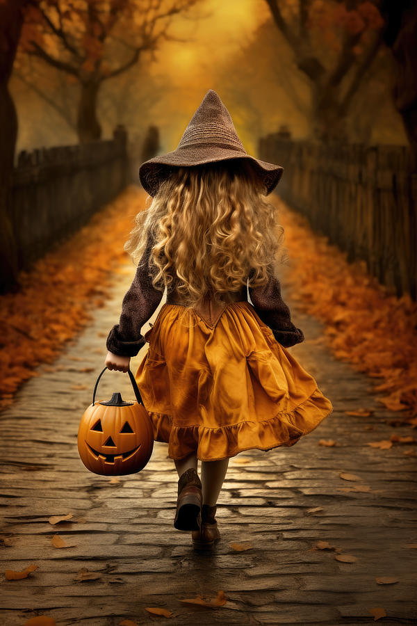 Halloween Photograph - Halloween Path by My Head Cinema