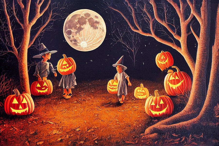Halloween Pathway Digital Art by Craig Boehman
