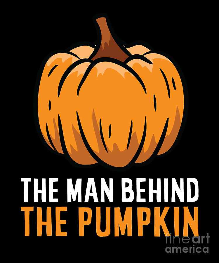 Guy Behind The Pumpkin Funny Halloween Pregnancy S T-Shirt