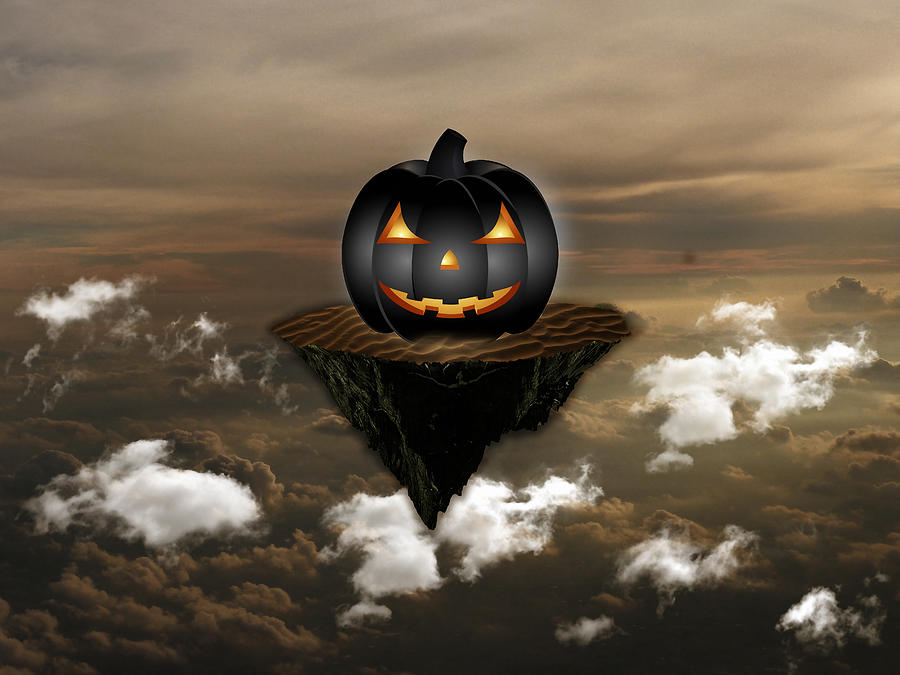 Halloween Pumpkin Mixed Media by Marvin Blaine