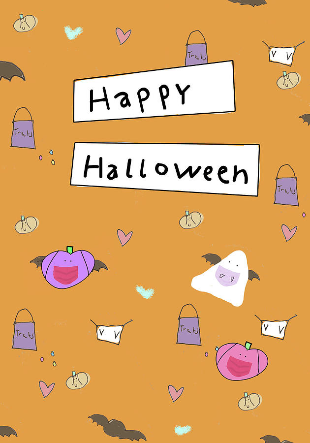 Halloween Scatter Digital Art by Ashley Rice