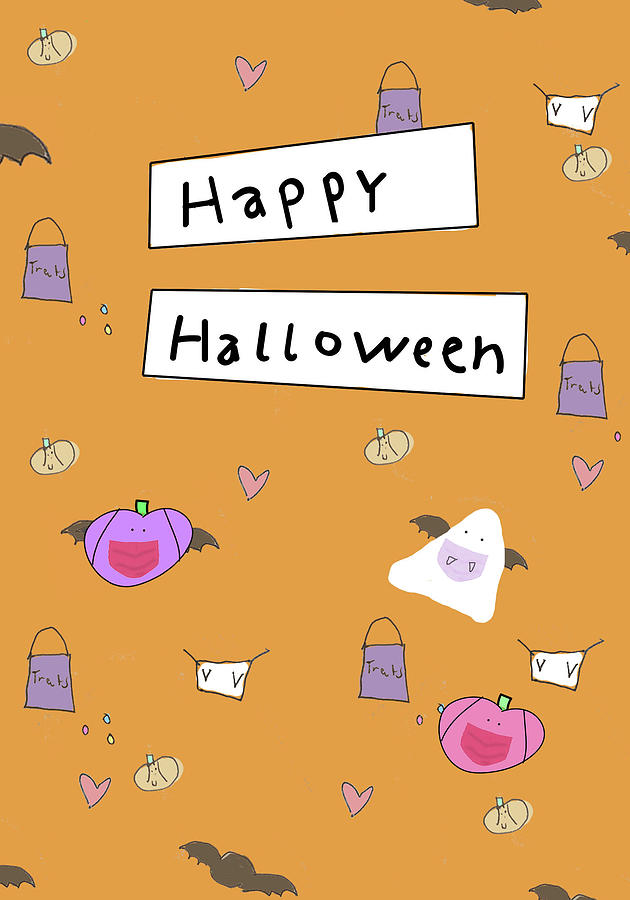 Halloween Scatters Digital Art by Ashley Rice