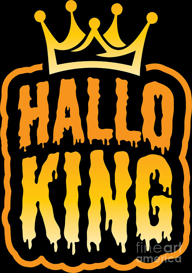 Hocus Pocus Digital Art - Halloween Shirt Hallo King Spooky Gift Tee by Haselshirt