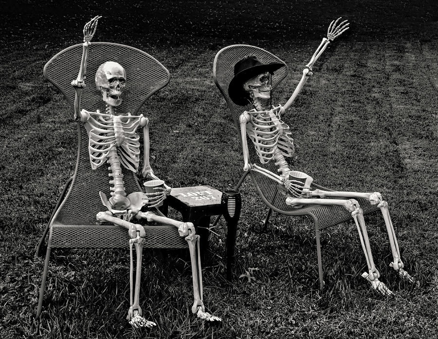 Halloween Skeletons Photograph by Georgette Grossman