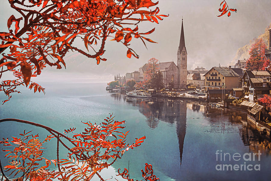 Hallstatt, Austria Autumn Photograph by Don Schimmel