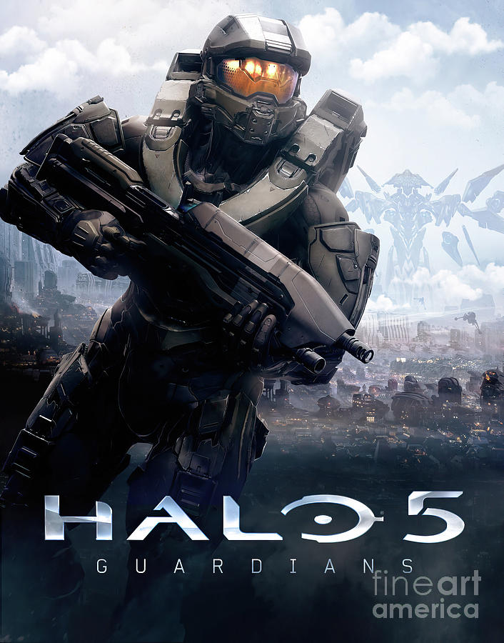 Halo 5 Custom Poster Digital Art by Tokyo Clinder - Fine Art America