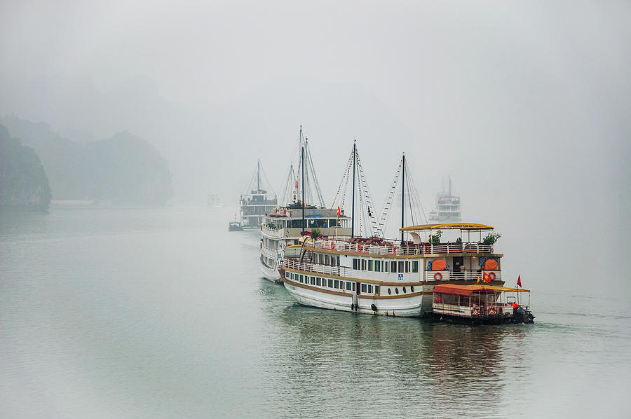 Halong Bay Cruise Photograph by Rob Hemphill