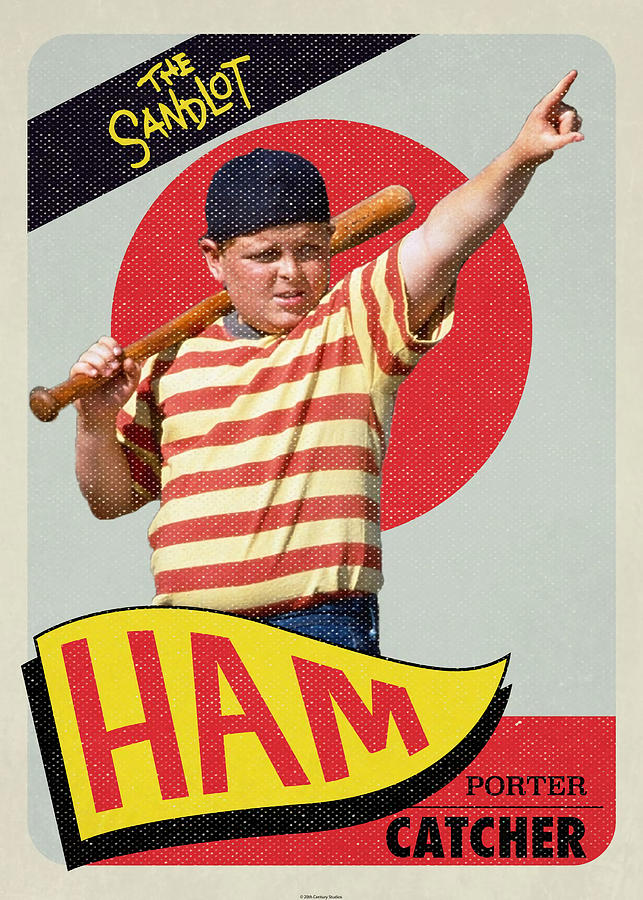 Ham Porter Poster The Sandlot Tapestry Textile by Thomas Cortez