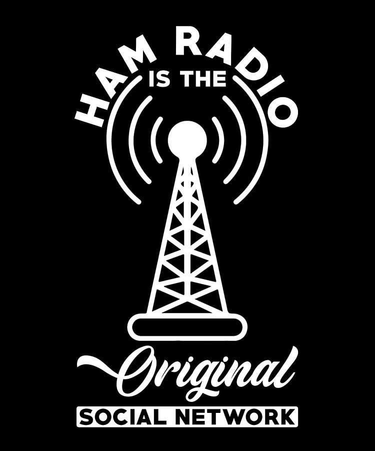 Ham Radio is the Original Social Network Digital Art by Manuel ...