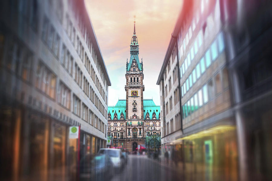 Architecture Photograph - Hamburg City Hall Germany  by Carol Japp
