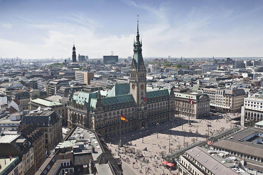 Hamburg Town Hall Photograph by Jan-Otto