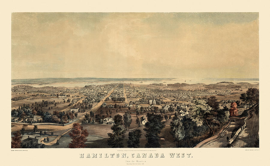 Hamilton 1854 Photograph by Andrew Fare