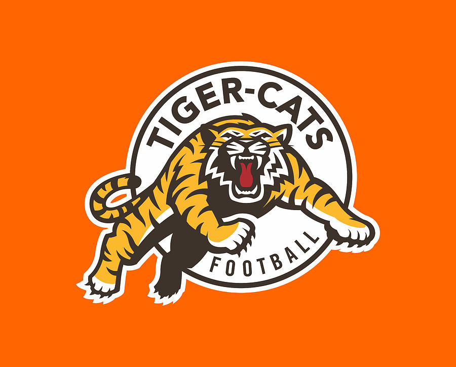 Hamilton Tiger-Cats logo Digital Art by Red Veles