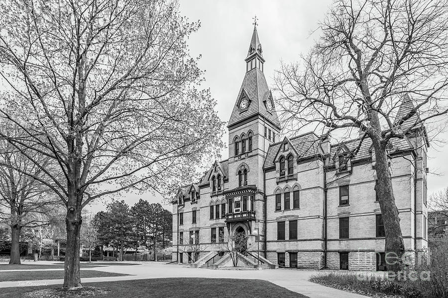 Hamline University Old Main Side View Photograph by University Icons