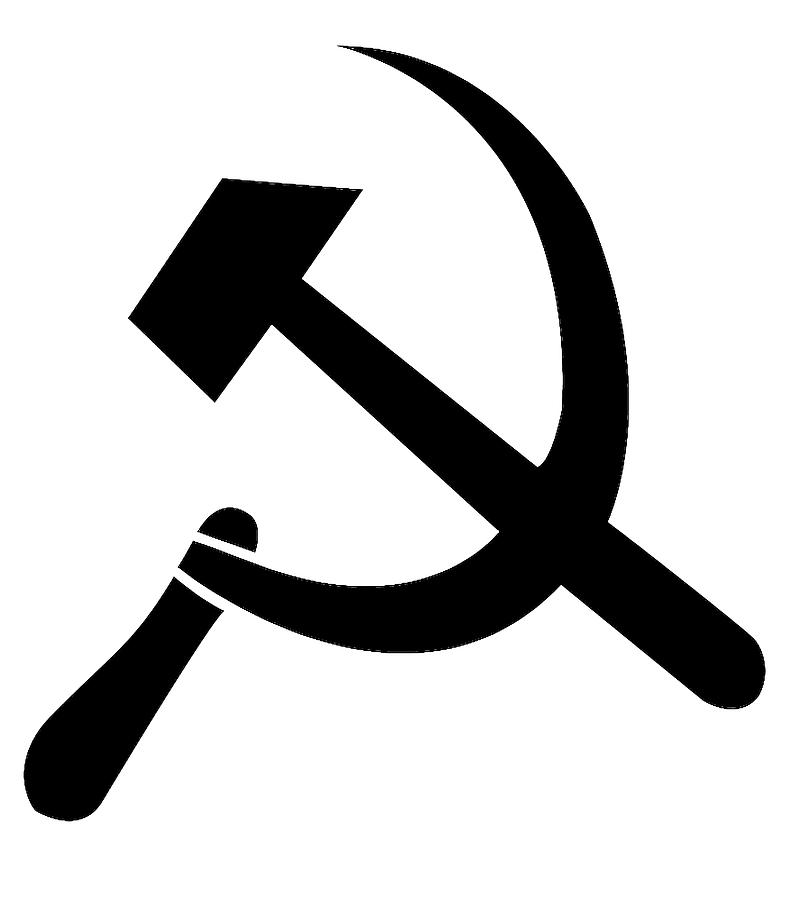 Hammer And Sickle. In Black. Digital Art by Tom Hill - Pixels