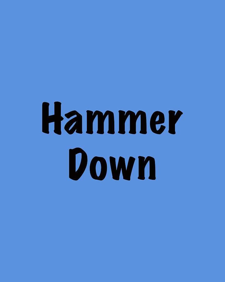 Hammer Down Drawing by Mursita Winarno Fine Art America