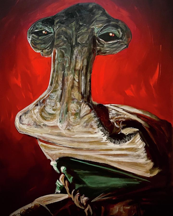 Hammerhead - Star Wars Painting by Joel Tesch