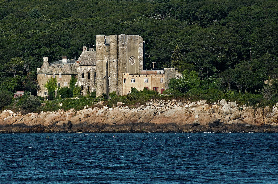 Hammond Castle From The Water Photograph by Liz Mackney