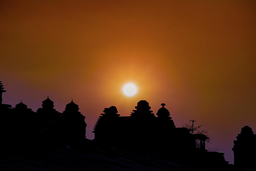 Hampi Sunset -1 Photograph by Ramabhadran Thirupattur