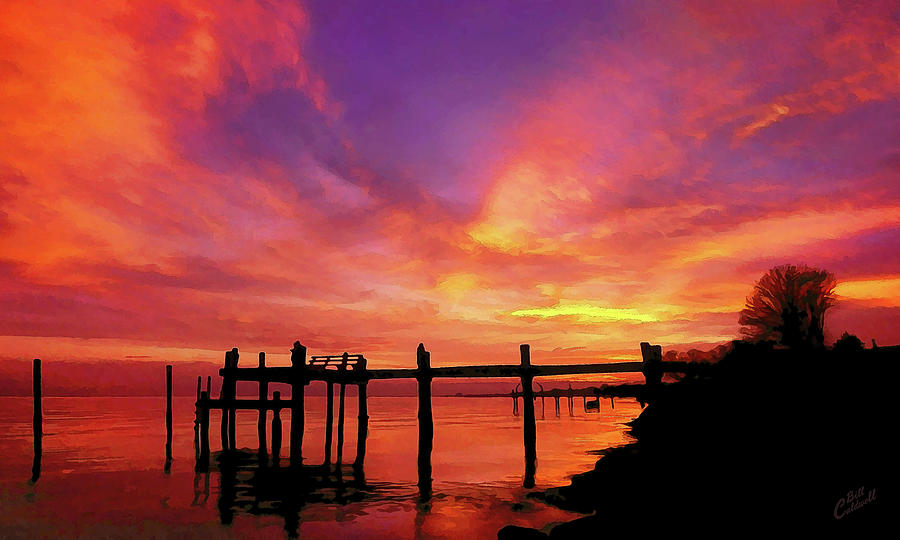 Hampton Roads Sunset Photograph by ABeautifulSky Photography by Bill Caldwell