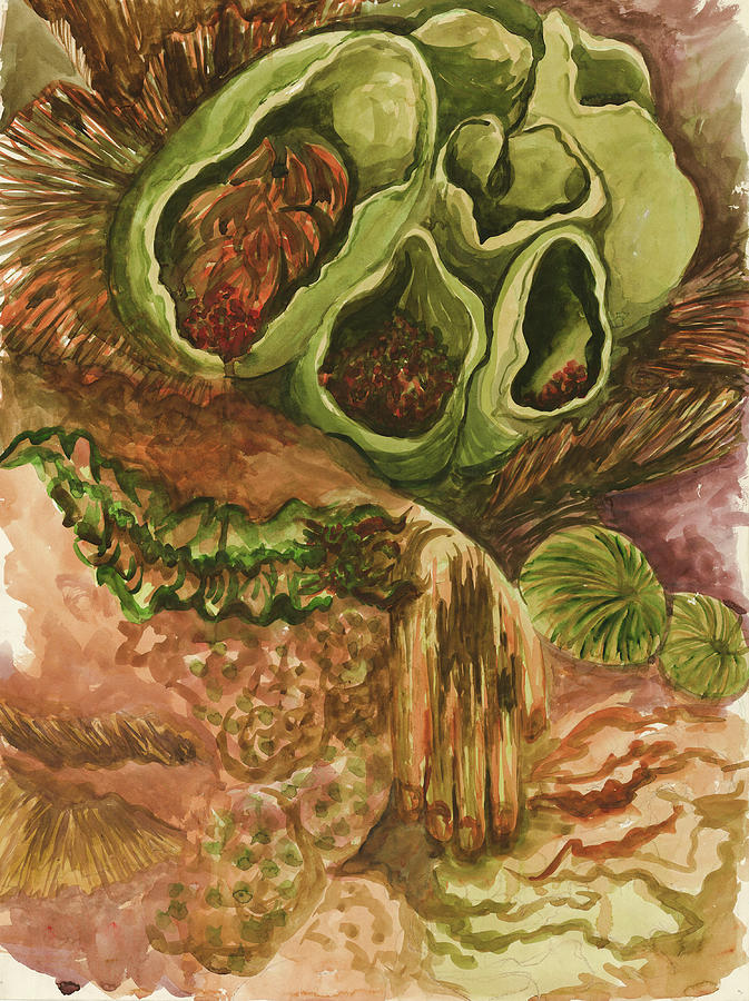 Hamsa Reef Painting by Ashley Kujan
