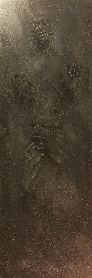 Han Solo Frozen In Carbonite 27 For Yoga Mat - Gold - Weekender Tote Bag by  Leonardo Digenio - Pixels