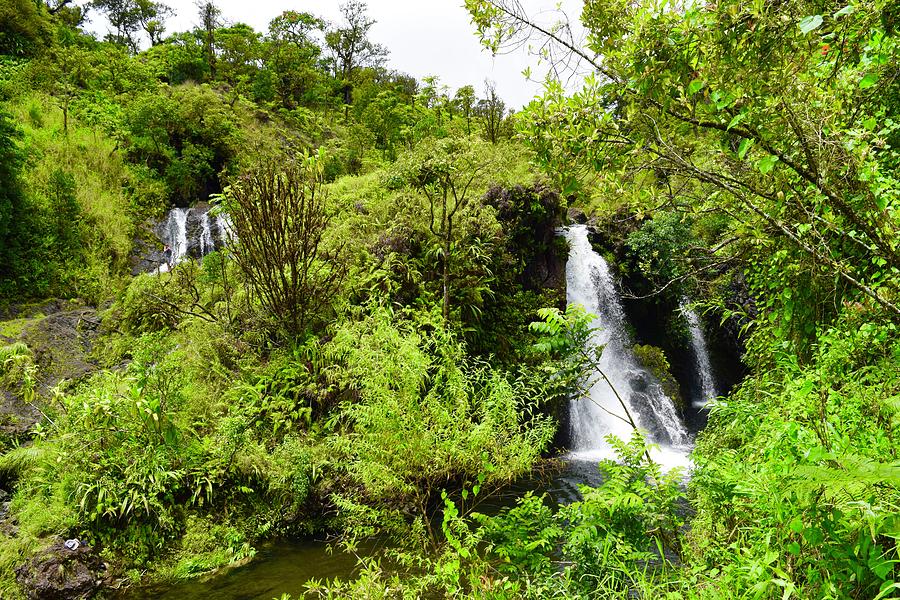 Hanawi Falls,Hana, Maui, Hawaii Photograph by Bnte Creations