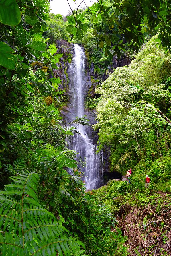 Paihi Falls,Hana,Maui Photograph by Bnte Creations