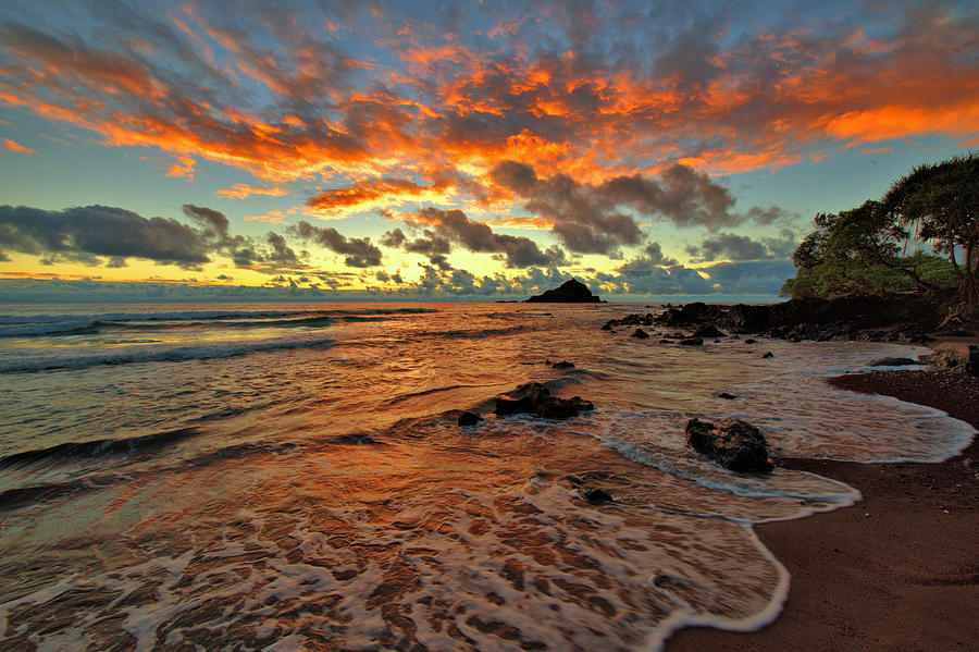Hana Sunrise - Maui Photograph by Stephen Vecchiotti
