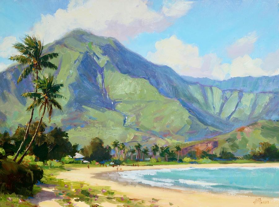 Beach Painting - Hanalei Bay Summer by Jenifer Prince