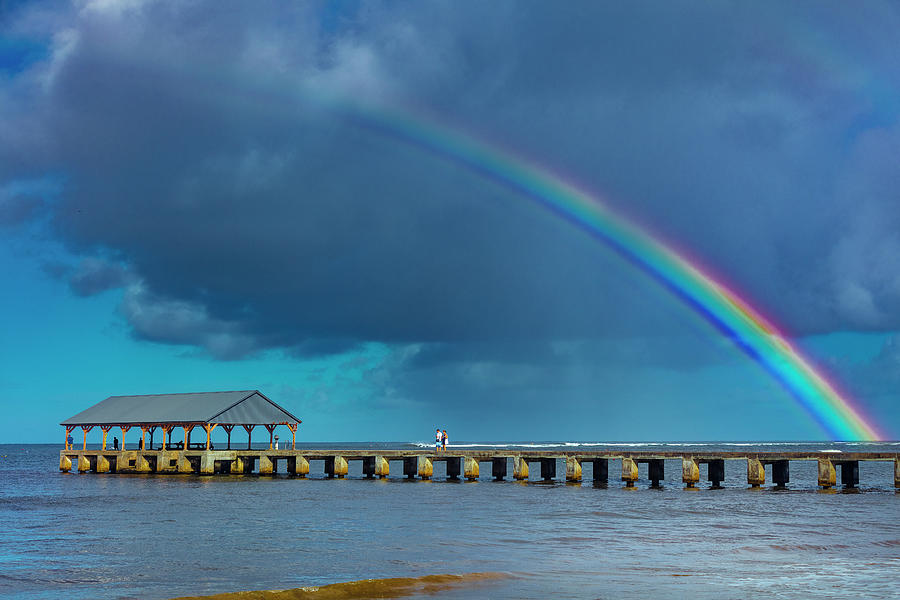 Hanalei Rainbow Photograph by Sean Davey