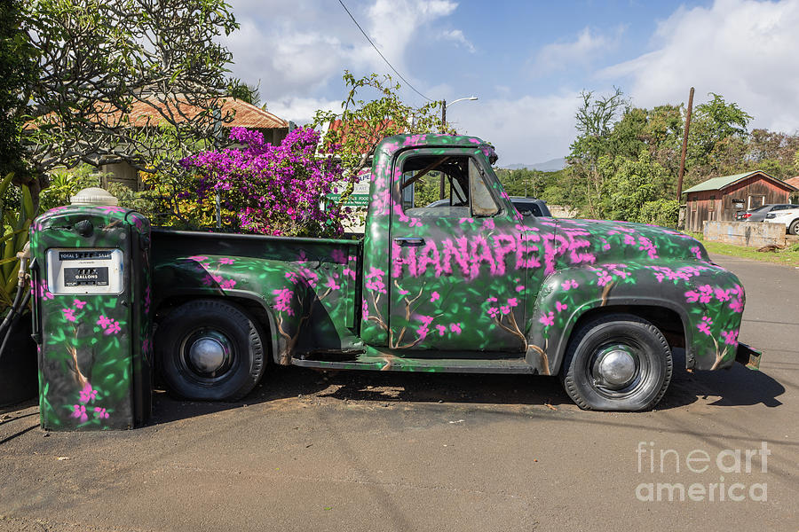 Truck Photograph - Hanapepe Truck by Eva Lechner
