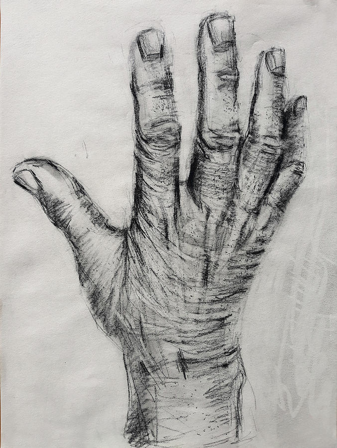 Hand 06 2023 Drawing By Animesh Roy - Fine Art America