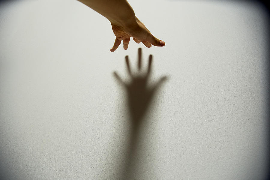 Hand against the Wall Photograph by Yuji Karaki