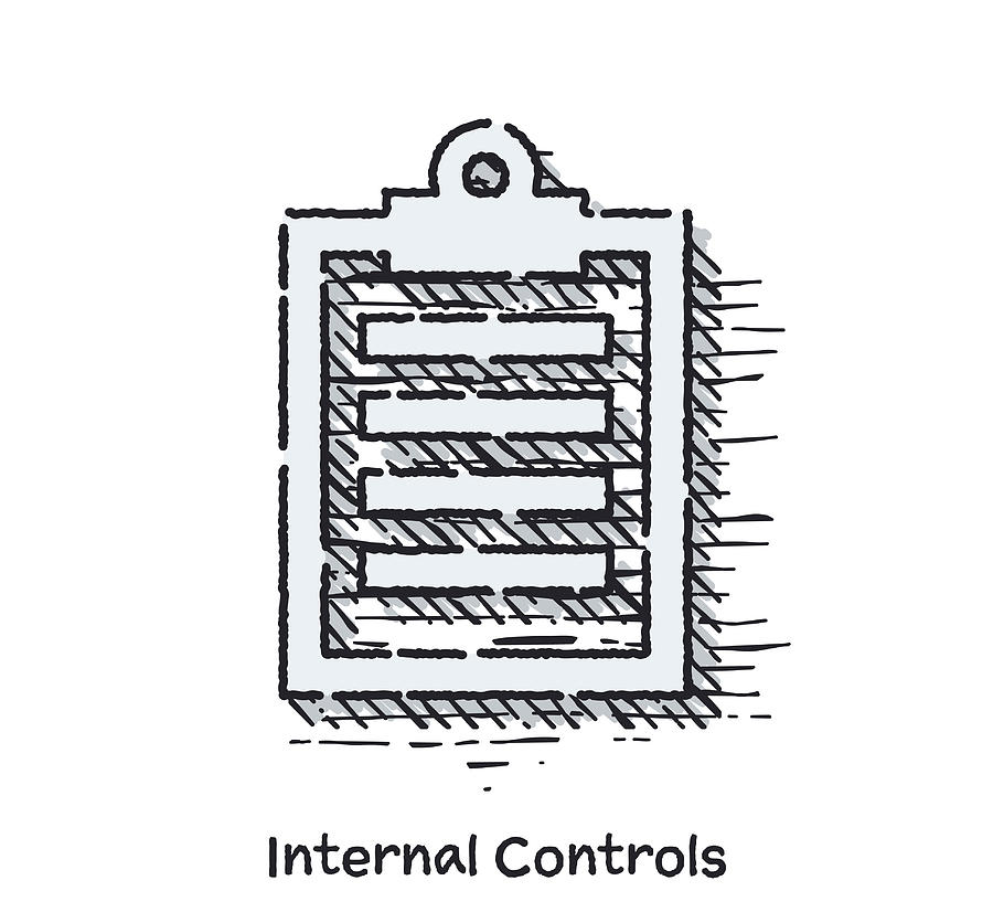 Hand Drawn Internal Controls Sketch Line Icon for Web Drawing by Denkcreative