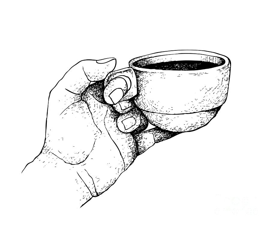 cup of coffee sketch