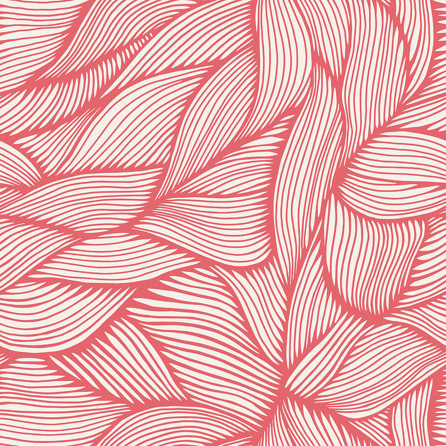 Hand Drawn Organic Intertwined Seamless Pattern Drawing by Lasagnaforone