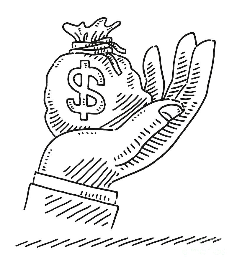 Solid 925 Silver Hip Hop Money Bag Emoji Pendant Necklace Iced Dollar Sign