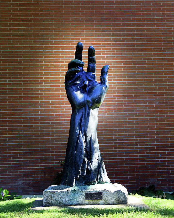Hand of Christ Gonzaga University 3642 Photograph by Jack Schultz