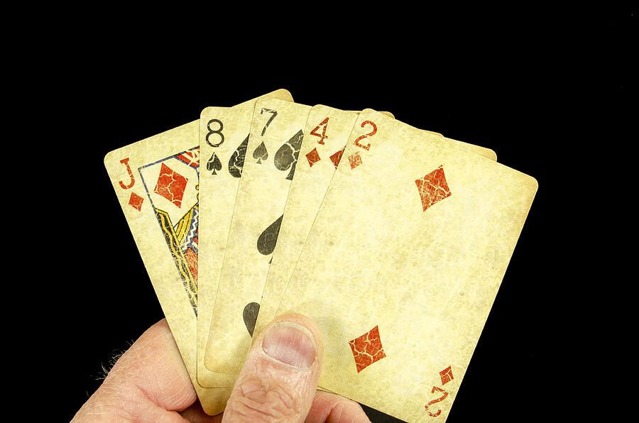 Hand of Poker Cards... Losing Photograph by Wwing
