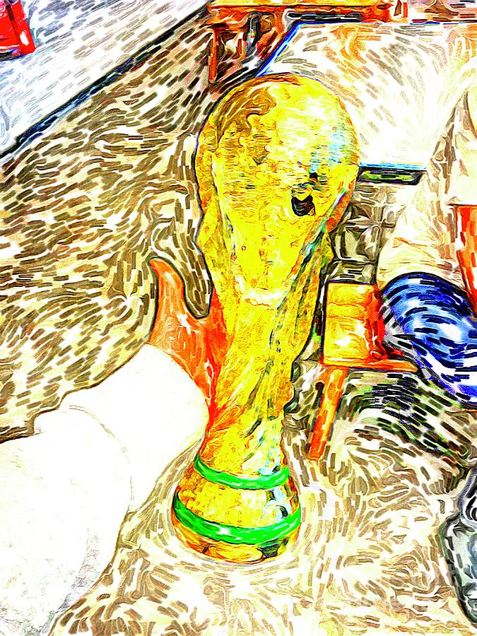 Hand On The Prize World Cup 02 Digital Art