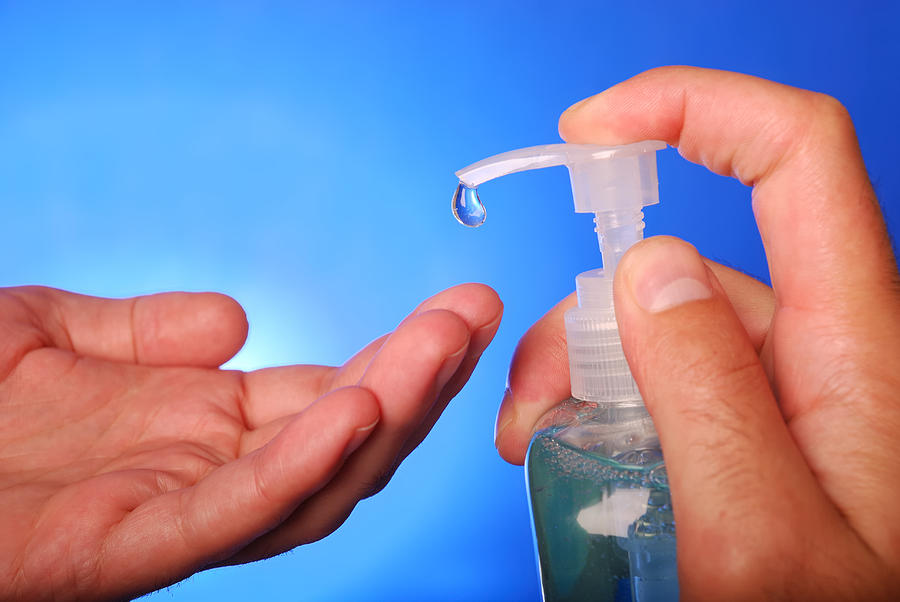Hand sanitizer or soap Photograph by Matspersson0